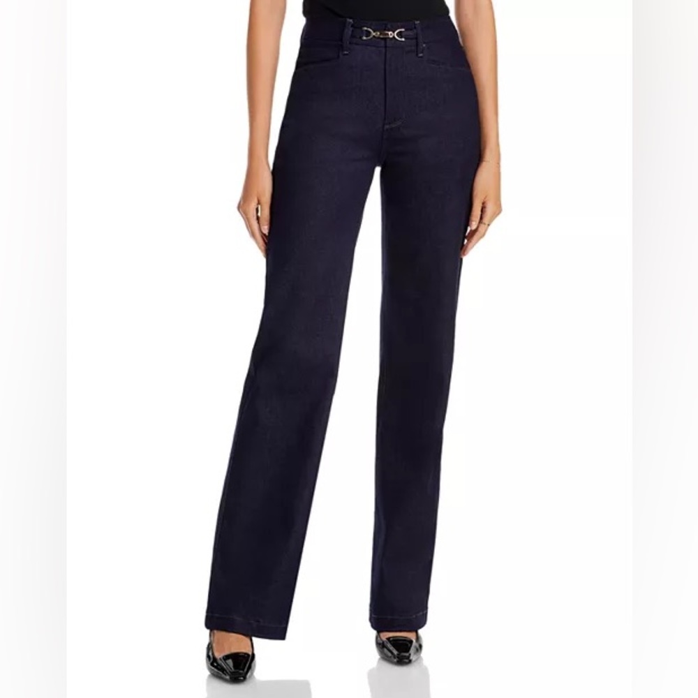 PAIGE Leenah Jolene High Rise Straight Leg Jeans in Montecito, Size 27 - Picture 4 of 6